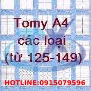 Decal TOMY A4 125-149