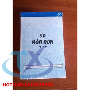 Hóa đơn 1 liên 13x19cm (100 tờ)